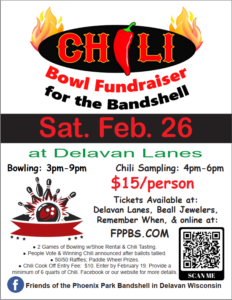 Chili Bowl 1 Fundraiser - Delavan Lanes Feb 26th, 2022 @ Delavan Lanes